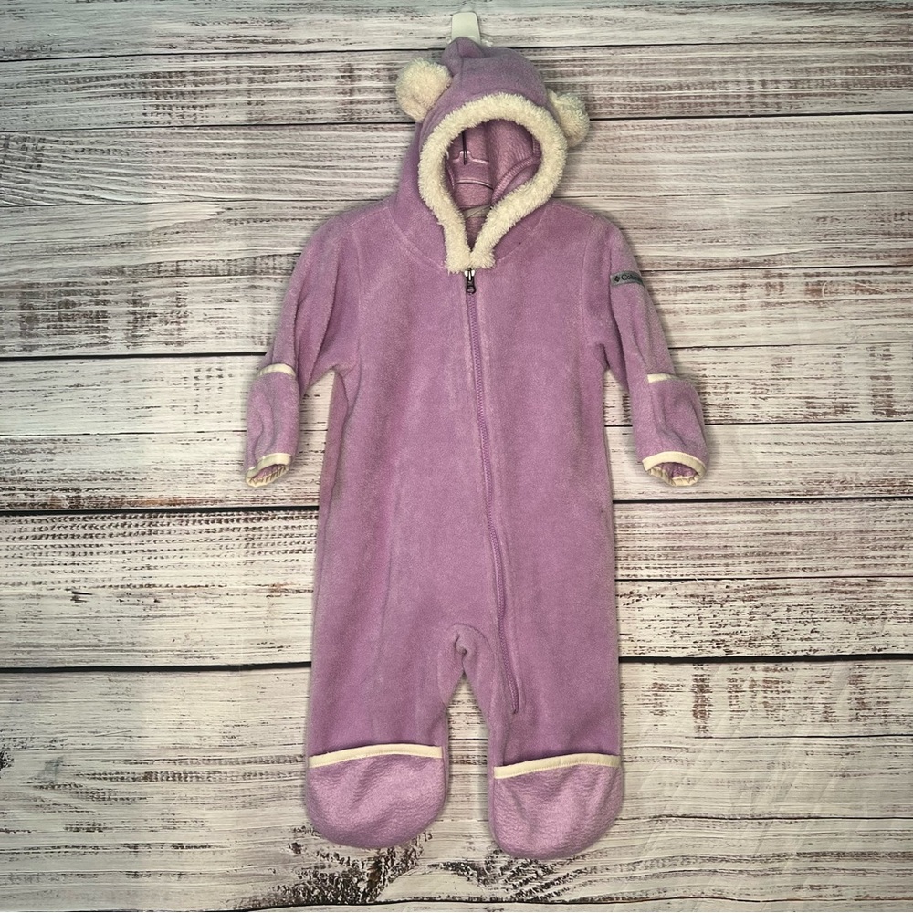 Columbia 3-6 Months Baby Tiny Bear II Bunting Fleece‎ Snowsuit